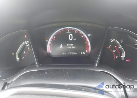 2019 Honda Civic Si z USA, uszkodzony, nr VIN 2HGFC1E50KH705960